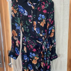 NWT Black Floral Parker Dress